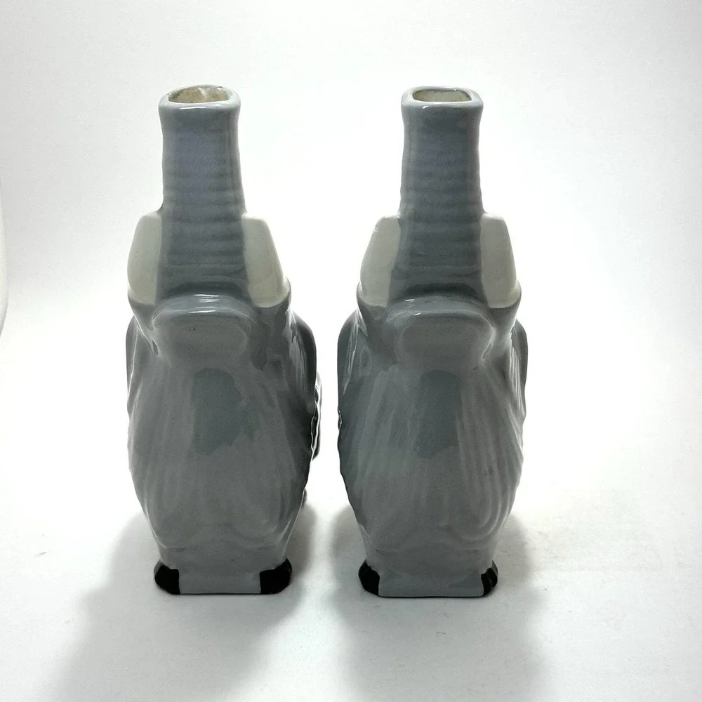 VTG MCM Elephant Bud Vases – 6.5